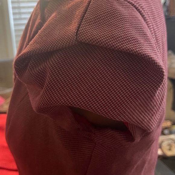 *3 for $20* Red houndstooth blazer by Rampage - Picture 3 of 8